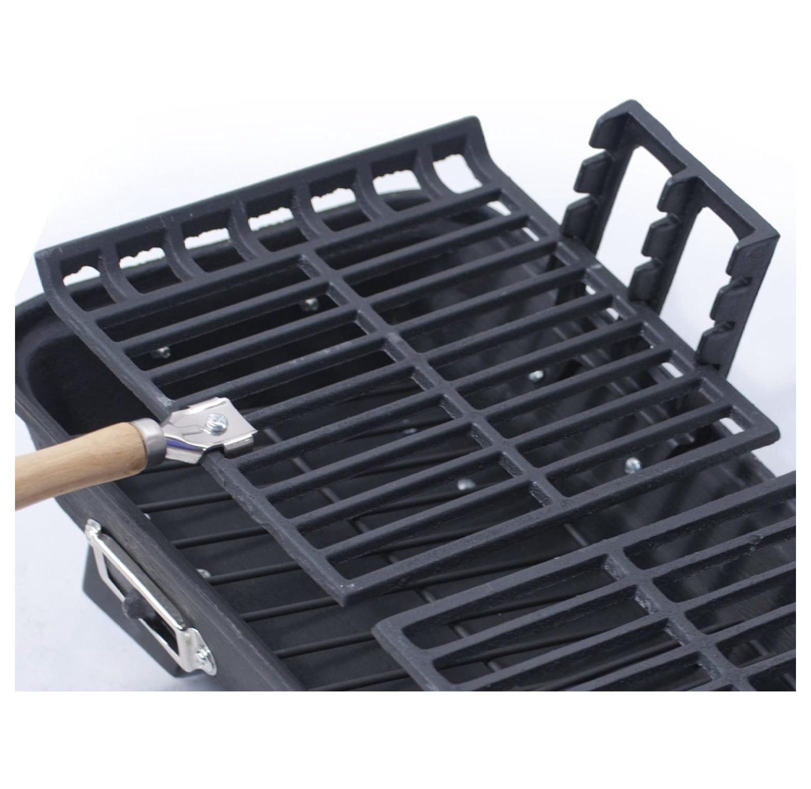 30052AMZ Kay Home Product's Cast Iron Hibachi Charcoal Grill, 10 by 18-Inch (Limited Edition)