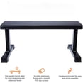 thumbnail image 2 of Flat Weight Bench, Black, 2 of 6