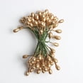 thumbnail image 3 of simhoa 500pcs 1000 Heads Double Heads Mini Fake Fruit Artificial Berries Gold, 3 of 8