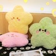 thumbnail image 6 of Star Plush Pillow, Soft Yellow Star - Shaped Plush Toy, Comfortable Bedside Cushion With Cute Face Design, For Teens S Bedroom, Living Room, Office Decor, Nap, Reading, 6 of 7