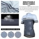 thumbnail image 5 of WEST BIKING Maillot de ciclismo para hombre de manga corta reflectante con bolsillos traseros, transpirable, de secado rápido, ropa de fitness para equipos profesionales al aire libre, 5 of 5
