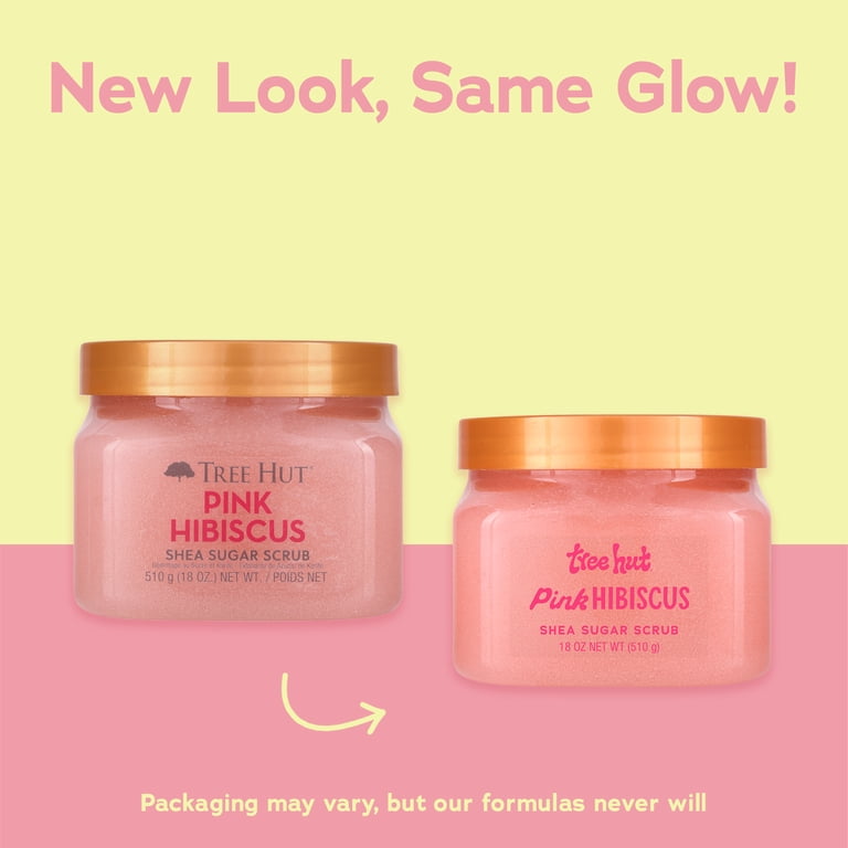 Tree Hut Pink Hibiscus Sugar Body Scrub, 18 oz photo 2