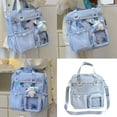 thumbnail image 2 of Huhudde Itabag Multipurpose Backpack Crossbody Bag Messengers Shoulder Bags for Display Transparent School Bag Daypack, 2 of 21