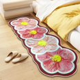 thumbnail image 1 of Feltree Flower Non-Slip Rug 20x55 Inches for Bedroom Bedside Living Room Coffee Table Super Soft and Easy to Clean Carpet, 1 of 8