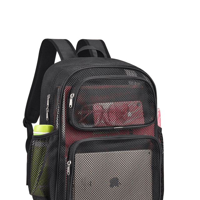 Mochila De Viaje De Malla Resistente Para Niñas Y Niños Xtellar negro