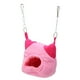 thumbnail image 5 of Franela mascota hámster hamaca cálida colgante nido para dormir casa columpio cama para ardilla conejillo de indias loros rosa rojo, 5 of 5