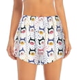 thumbnail image 2 of Fotbe Cute Dog Womens High Waist Running Shorts Athletic Workout Quick Dry Shorts for Women with Pockets Gym Yoga Summer Shorts-Small, 2 of 9
