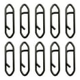 thumbnail image 1 of Kit de Clips de Pêche en Acier Inoxydable Lot de 50 - Connecteurs de Leurres à Changement Rapide Haute Résistance pour Eau Salée & Eau Douce - Clips de Vitesse à Pression Rapide pour Kayak Pêche, Dérive, Crankbaits & Poppers, 1 of 4
