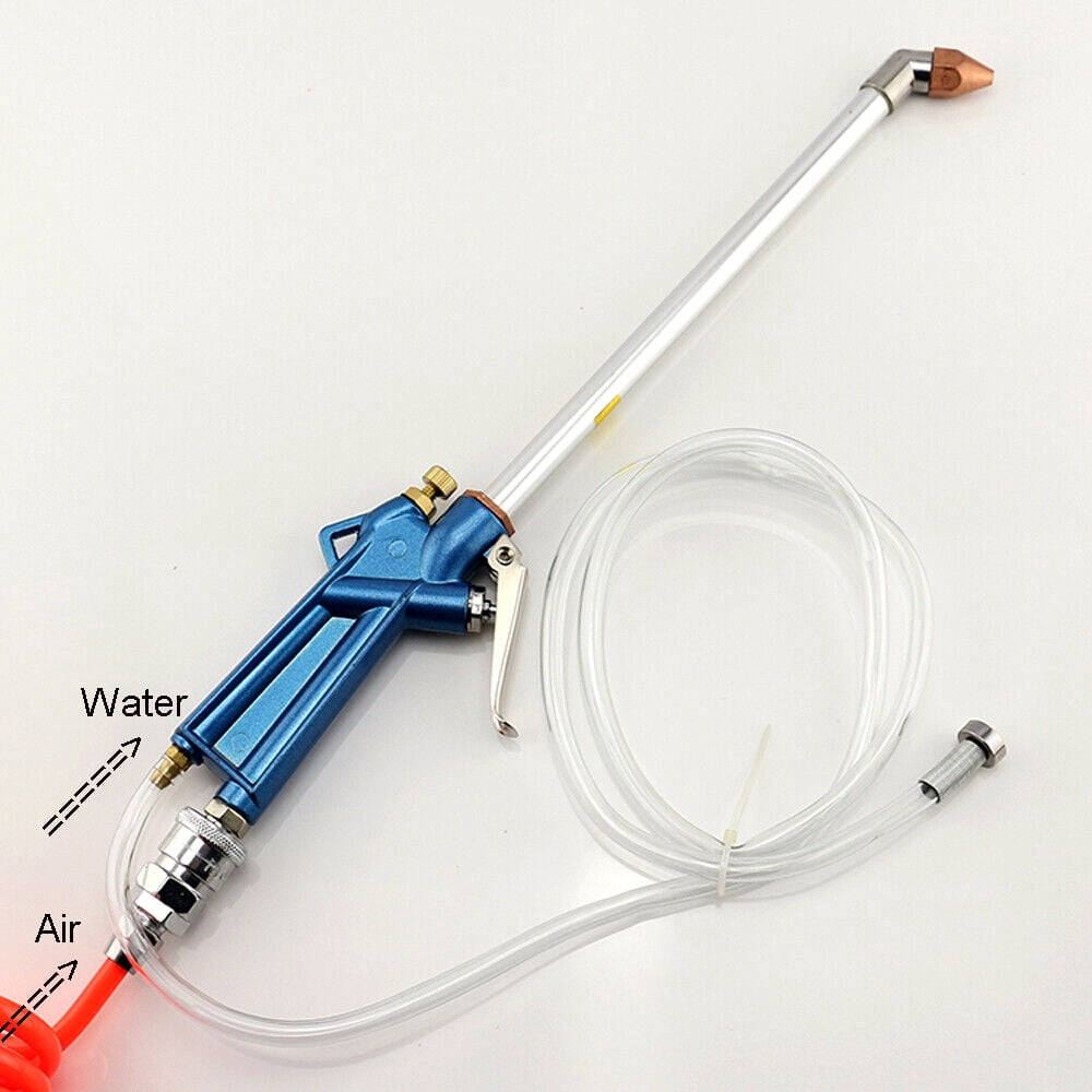 Dual Usage Car Engine Cleaner Air Compressor Duster Blower Water Spray Gun Elbow Nozzle