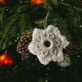thumbnail image 4 of Bohemian Style Handmade Woven Star Pendant Cotton Wall Hanging White Tassel Ornament Christmas Tree Decoration Home Decor Gift, 4 of 6