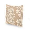 thumbnail image 5 of Noble House Zophia Decorative Throw Pillow Cover, 18" x 18", Beige and Off White, 5 of 7