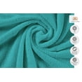 thumbnail image 3 of Casa Platino Bathroom towels 6 Pc Set, 2 Bath Towels, 2 Hand Towels, 2 Wash Cloths, Ultra Soft & Absorbent Towels - Teal, 3 of 6