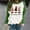 Green, variant on Tetras Womens Tops Clearance,Fashion Women's Casual Long Sleeve Round Neck Christmas Printed Ladies Sweatshirt