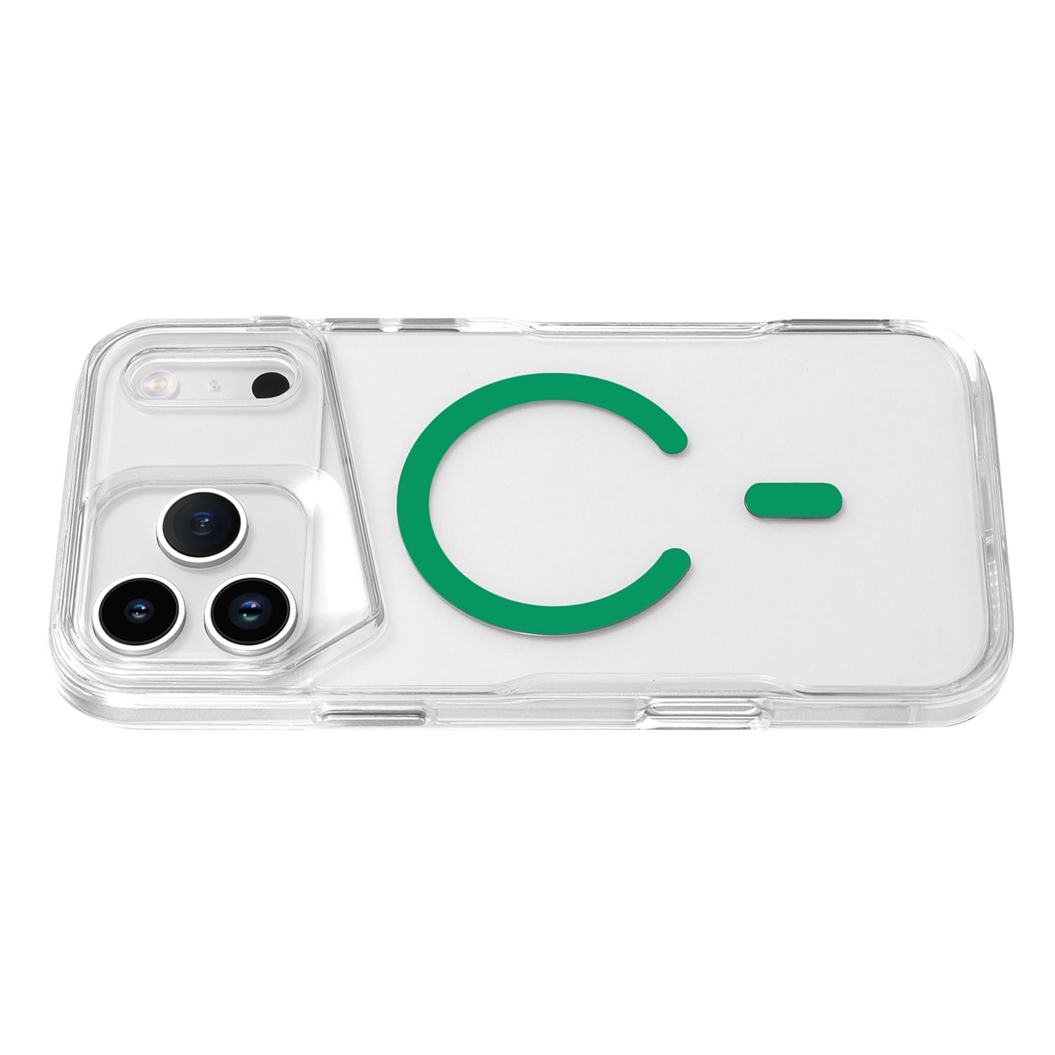 Clear MagSafe Clear Case for iPhone 17 Pro - Dark Green