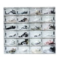 thumbnail image 5 of Voice Control Luminous Shoe Box Transparent Sneakers Storage Box Wall Plastic Shoe Cabinet Shoe Rack Basketball Shoe Box, 5 of 5