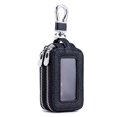 thumbnail image 1 of Llavero de cuero NQ estuche con cremallera doble capa negro, 1 of 3