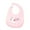 Pink, variant on Waterproof Silicone Baby Bib - Adjustable BPA-Free Soft Leak-Proof Feeding Bib with Food Catcher, Cute Printed Design