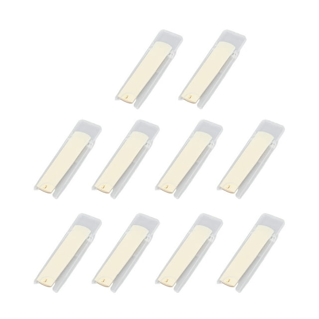 10PCS Saxophone Reeds, Stable Sound High Strength Soprano Sax Traditional Reeds Replacement