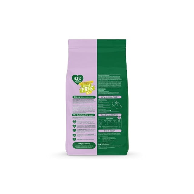 Burgess Excel Light Rabbit Nuggets with Mint Small Animal Food 1.5kg 1 Case