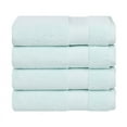 thumbnail image 2 of Superior Aria Turkish Cotton 4-Piece Bath Towel Set, Ultra Soft Heavyweight Towels, Dusty Aqua, 2 of 6