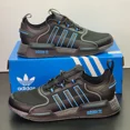 thumbnail image 1 of Adi - das NMD V3 Boost Shoes Men's Size 10 Black Blue Athletic Running Sneakers, 1 of 6