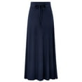 thumbnail image 5 of Women's Casual Long Skirts Stretchy Soft Bodycon Maxi Formal Skirts Knit High Waist Skirts for Women, 5 of 5