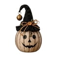 thumbnail image 3 of Tepsmf Halloween Vintage Witch Pumpkin Trio, Rustic Figurine Set, Fall Thanksgiving Window Display, Mantel Decor, 3 of 5