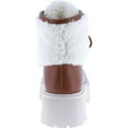 thumbnail image 5 of Women's Faux Fur Shearling Lace Up Ankle Boots Round Toe Chunky Platform Boot Warm Fall Winter Booties, 5 of 6
