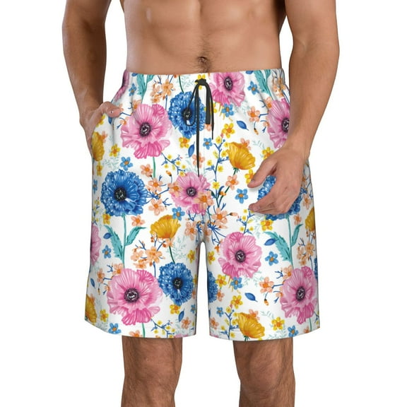 Vsdgher Womens High Waisted Bikini Sets Two Piece Swimsuit Violets Flowers Print Tummy Control Bathing Suit-