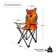 thumbnail image 2 of Silla Plegable Reforzada Para Camping Con Funda De Transporte Y Diseño Infantil De Pato, 2 of 6