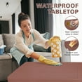 thumbnail image 3 of 4ft Light Yellow Portable Folding Table Indoor&Outdoor Maximum Weight 135KG Foldable Table for Camping, 3 of 10