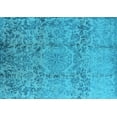thumbnail image 1 of Ahgly Company Indoor Rectangle Oriental Light Blue Industrial Area Rugs, 2' x 4', 1 of 4
