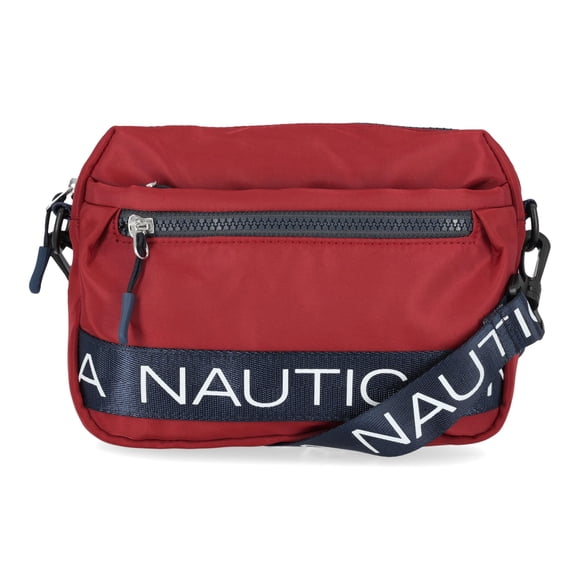 Bolso Cruzado/Cinturón Nautica Nylon Bean en Arándano 25x18x7 cm