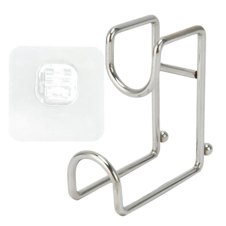 

No-Drill Reusable Hangers for Bath & Kitchen - Towels Coats Hassle-Free Multipurpose Adhesive Hooks