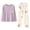 A Purple, variant on Women's 2PC Matching Lounge Set Casual Fashion Long Sleeve Top and Pants Loose Soft Cute Printed Tracksuit Everyday Nightwear Pajama Yellow L