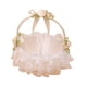thumbnail image 2 of Cesta para niña de las flores con lazo de encaje Cestas para niña de las flores Almacenamiento de dulces Flor de encaje de hadas Beige, 2 of 9
