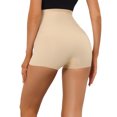 thumbnail image 3 of Unique Bargains Women's Butt Lifter Boyshorts Shapewear Panties with Hooks Closure S Beige, 3 of 6