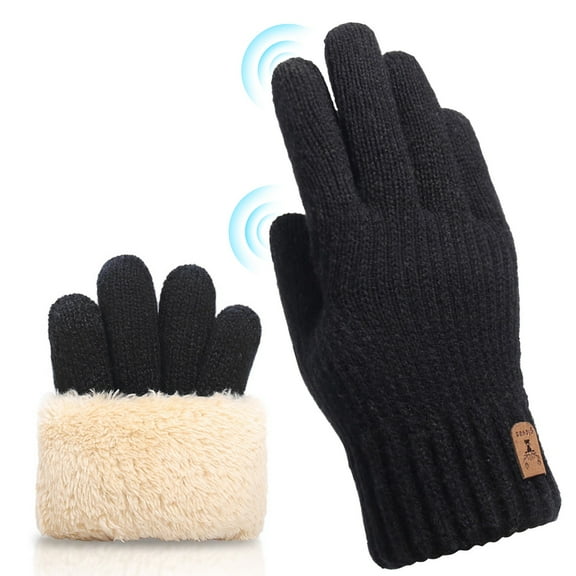 Elegant Choise Winter Gloves for Men Women - Arctic Fleece Liner Touchscreen Gloves, Thermal Warm for Cold Weather