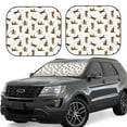 thumbnail image 1 of Saiise German Shepherd Dog for Foldable Car Sun Shades (2-Pack) Offer Sun Protection with an Easy-fold Design for Convenient Windshield Shading-Medium, 1 of 6