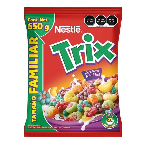 Cereal Nestlé Trix Frutas Bolsa 650gr