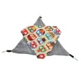 thumbnail image 1 of Small Pet Cage Hammock Double Layer Hamster Triangular Hanging Bed for Sugar Glider Mouse Mouse Rat Gerbil, 1 of 14