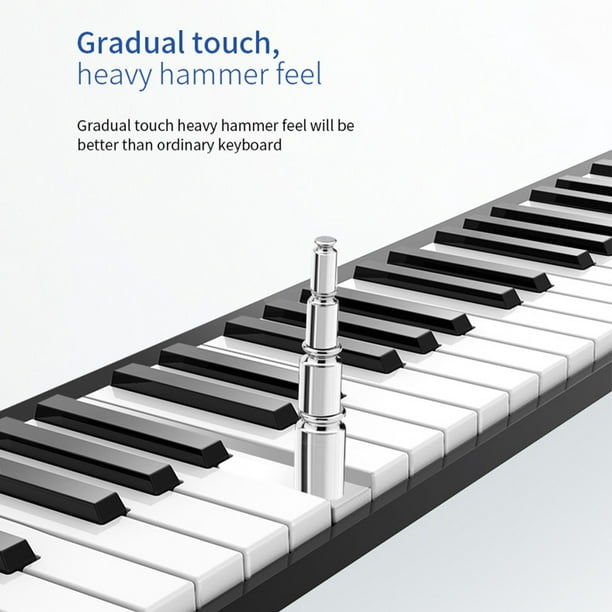 Piano électrique numérique 88 touches, support de clavier à écran