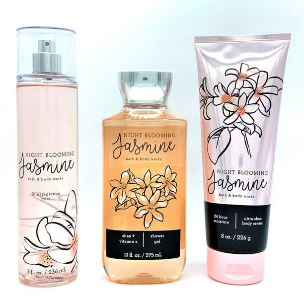 Bath and Body Works Night Blooming Jasmine Fine Fragrance Mist, Shower