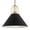 Flat Matte Black, variant on Hunter - Carrington Isle 1-light Matte Black, Medium Size Pendant Light, Dimmable, Casual Style, Cone Shaped, for Bedrooms, Dining, Living Rooms - 13165