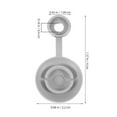 thumbnail image 5 of 10 Pcs Turning Screw Cap Car Decor Decorate Car Roof Screws Caps for Screws Screw, 5 of 6