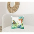 thumbnail image 7 of White Green Butterfly Bliss Decorative Throw Pillow, 7 of 7