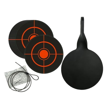 Axioma Steel Shooting Targets Set Thick with Chain Mounting Stainless Steel Tree 8cm Diameter Target Wall Tool for Catapult Outdoor