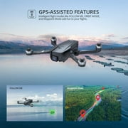 Holy Stone HS720E 4K EIS Drone with UHD Camera for Adults, GPS Quadcopter for Beginner with 46 Mins Flight Time, Brushless Motor, 5GHz FPV Transmission and Auto Return Home, Black