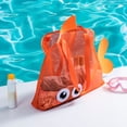 thumbnail image 4 of Large Capacity Fish Shape Mesh Beach Bag, Quick Dry Beach Tote, Swimming Gear & Towels, Multi-Color Foldable Beach Storage Bag for Outdoor Travel, 4 of 4