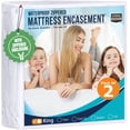 thumbnail image 1 of Protector de colchón Utopia Bedding King, 198 x 203 x 38 cm, impermeable, 1 of 6